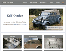 Tablet Screenshot of kdf.cz